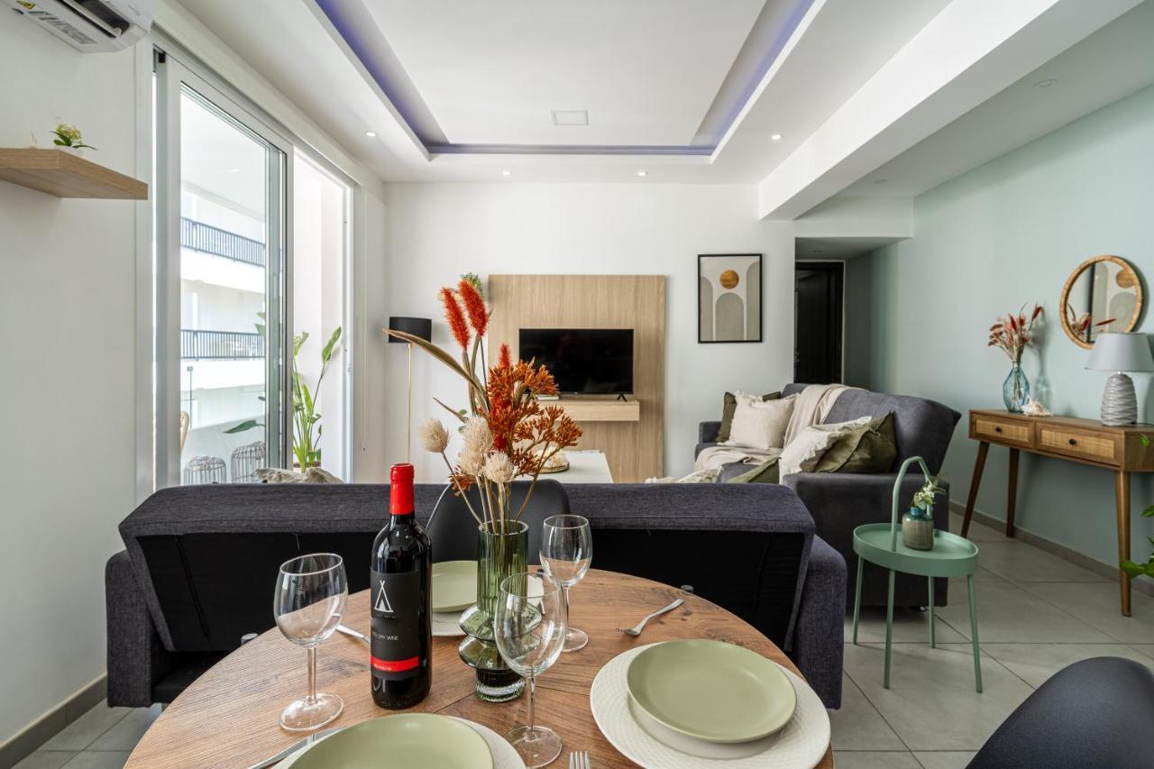 Beach Daze 1-Br Apt By Finikoudes Beach Larnaca Extérieur photo